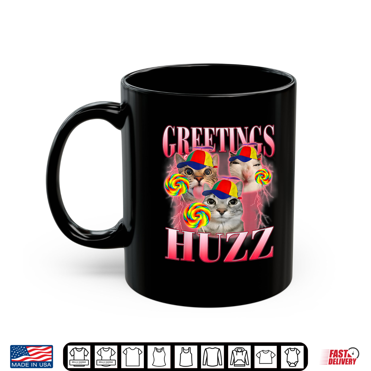 Cat Meme Greetings Huzz Funny Cat Meme Bootleg Men Women Shirt Cat Meme Greetings Huzz Funny Cat Meme Bootleg Men Women Shirt