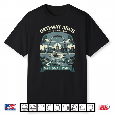 Gateway Arch National Park St Louis Missouri Adventure Shirt