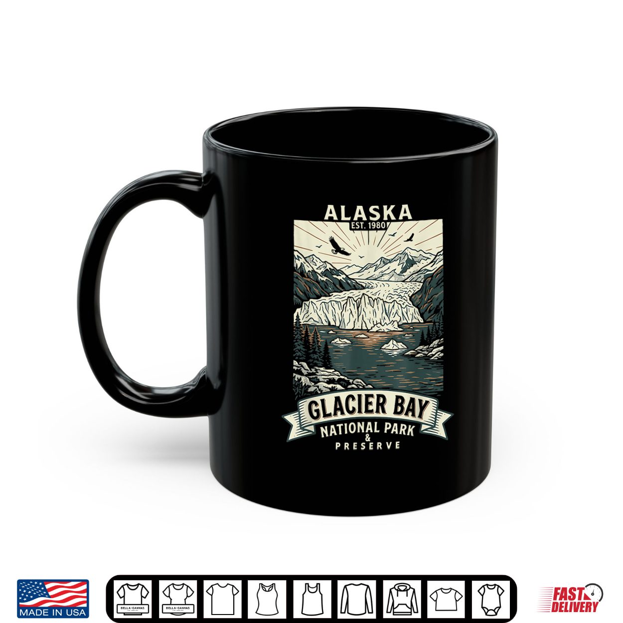 Glacier Bay National Park Alaska Adventure Shirt Glacier Bay National Park Alaska Adventure Shirt