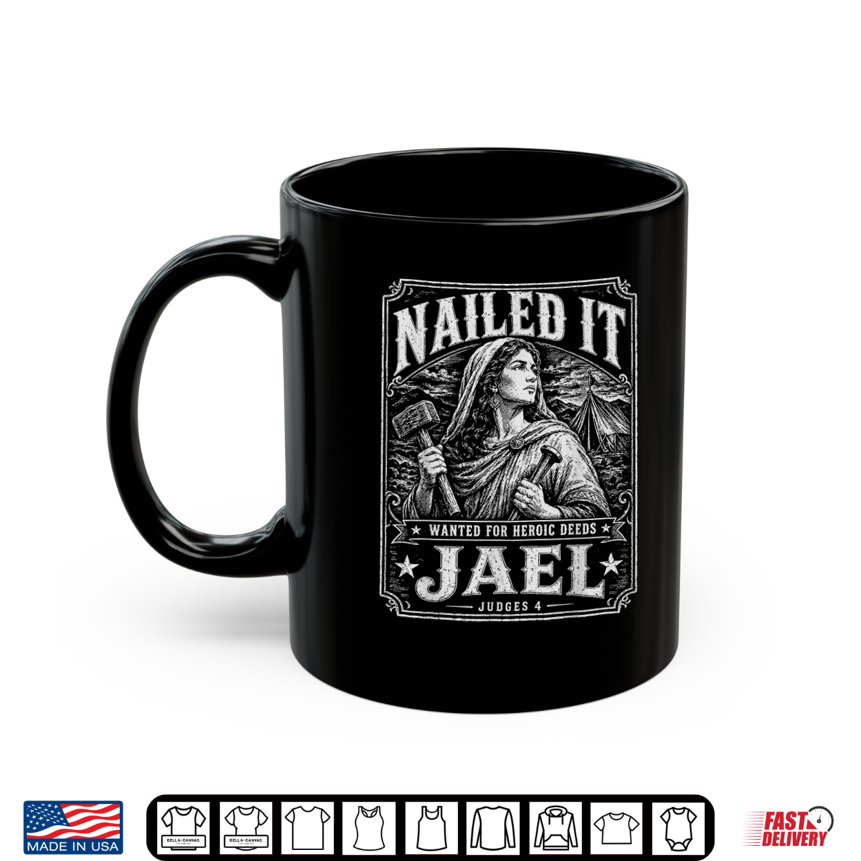 Nailed It Jael 1200 Bc Humor Shirt Nailed It Jael 1200 Bc Humor Shirt