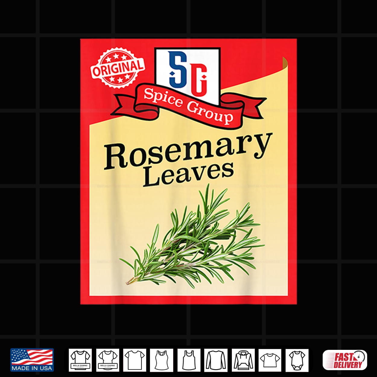 Rosemary Leaves Spice Group Condiment Family Costume Humor Shirt Rosemary Leaves Spice Group Condiment Family Costume Humor Shirt