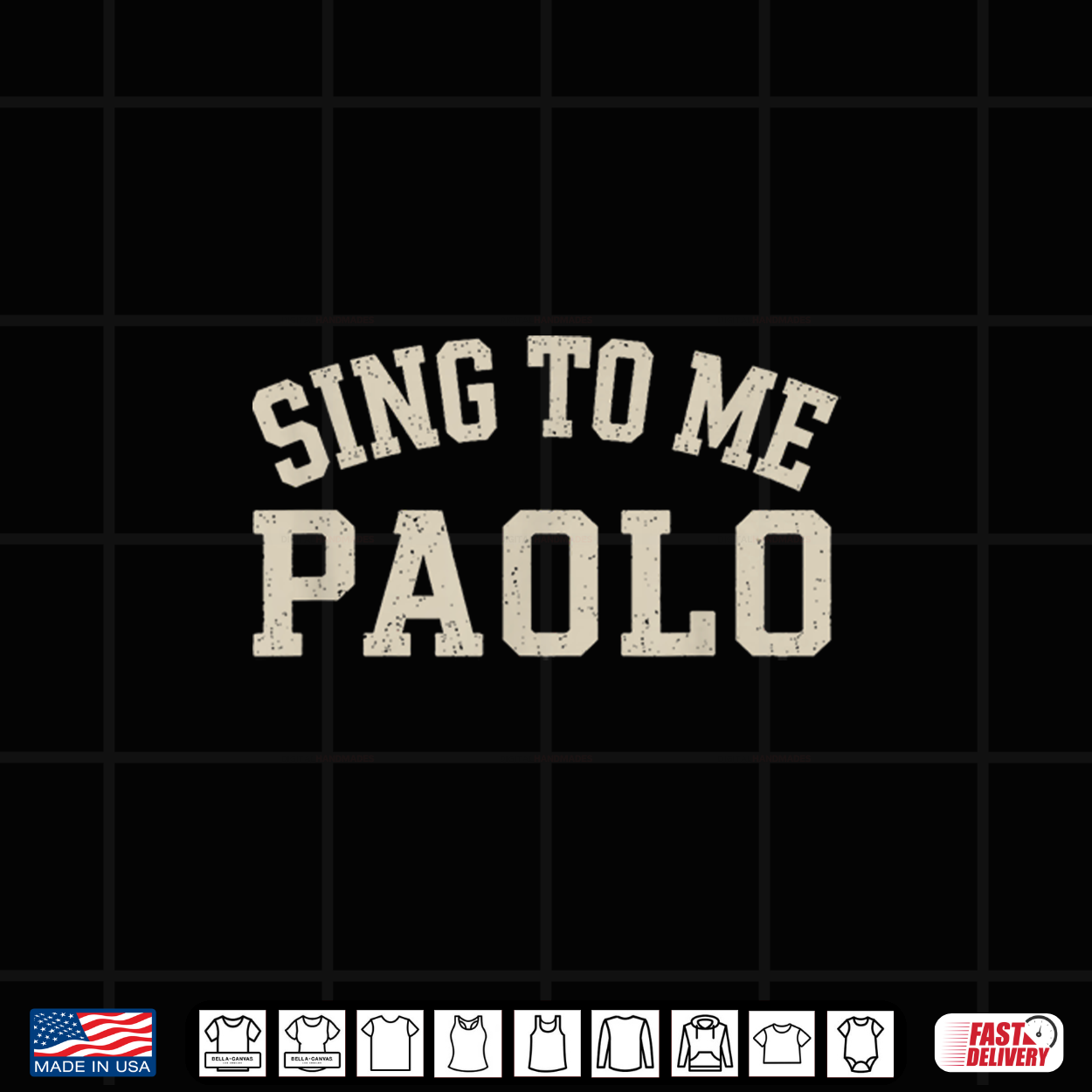 Sing To Me Paolo Funny Meme Quote Comfort Colors Shirt Sing To Me Paolo Funny Meme Quote Comfort Colors Shirt