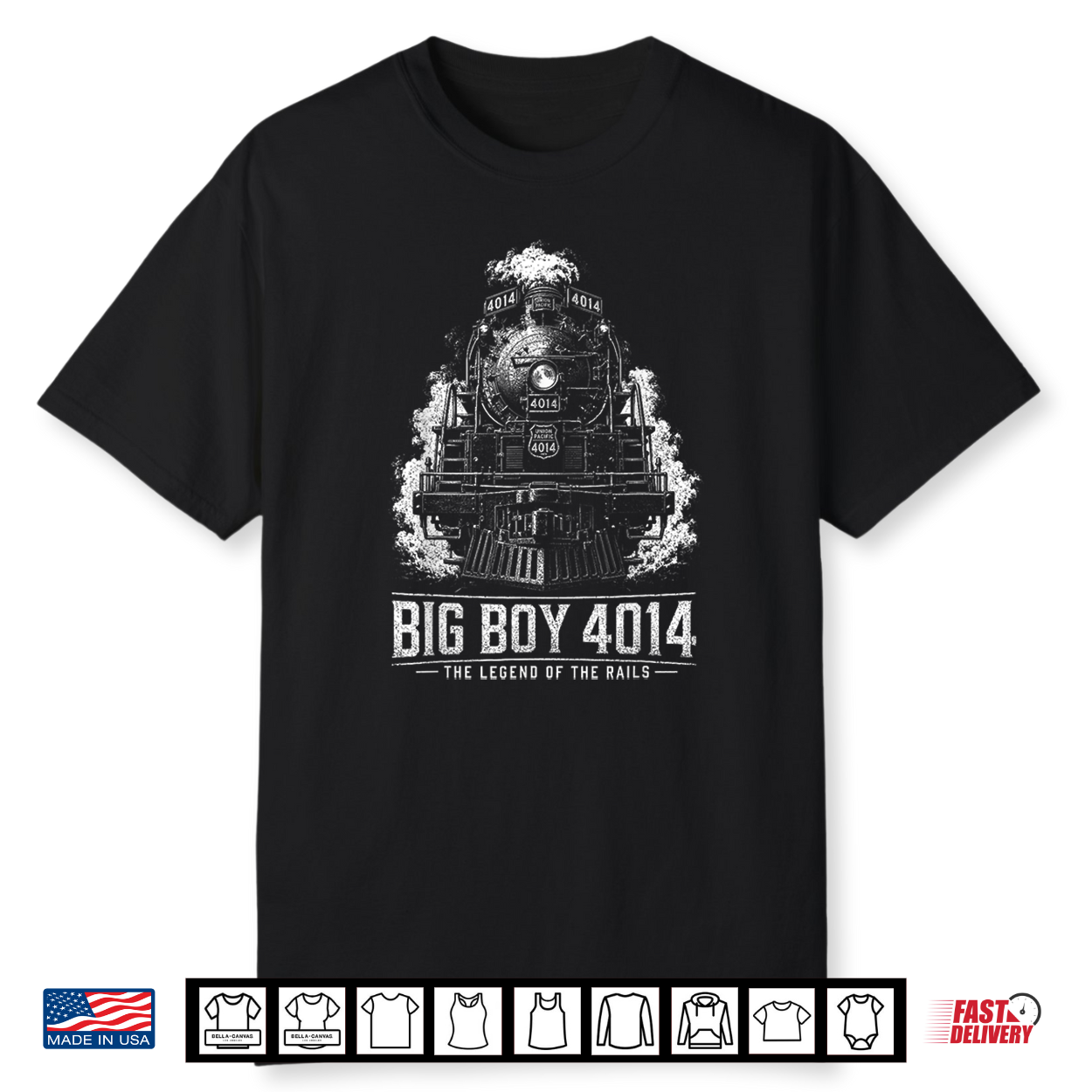 Big Boy 4014 Steam Locomotive Railroad Train Enthusiast Shirt Big Boy 4014 Steam Locomotive Railroad Train Enthusiast Shirt