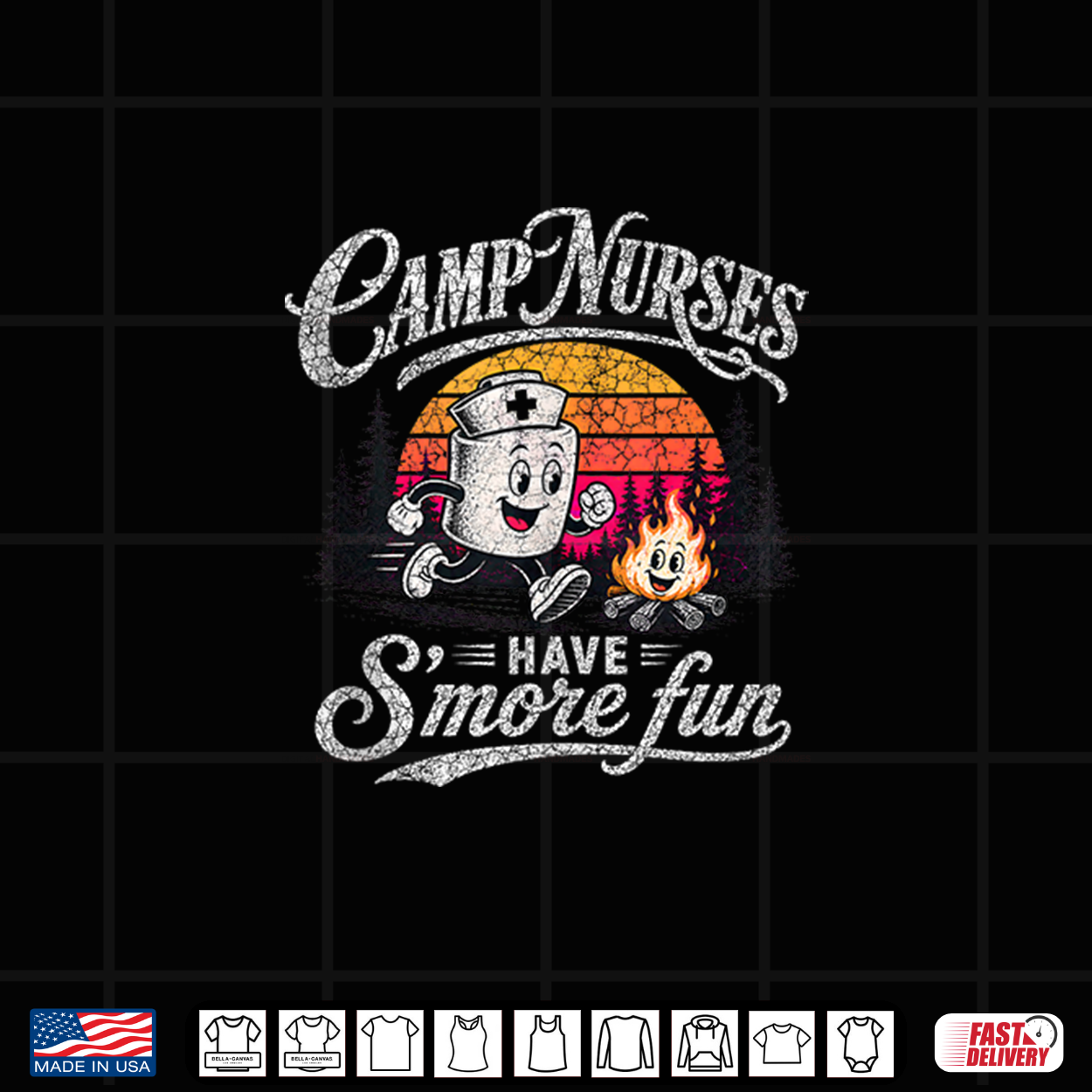 Camp Nurses Have Smores Fun Camping For Men Women Shirt Camp Nurses Have Smores Fun Camping For Men Women Shirt