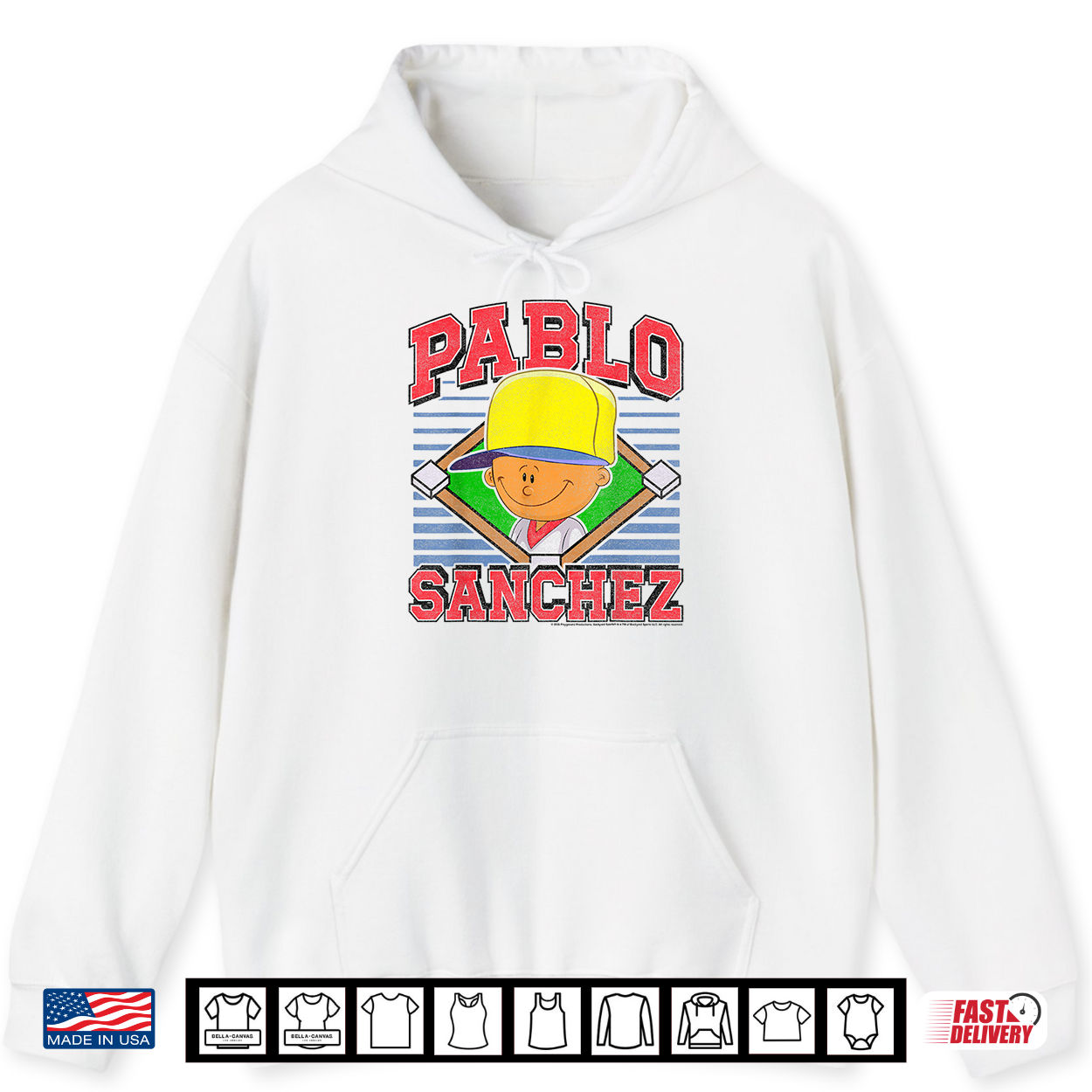 Backyard Sports Pablo Sanchez Baseball Diamond Video Game Shirt Backyard Sports Pablo Sanchez Baseball Diamond Video Game Shirt