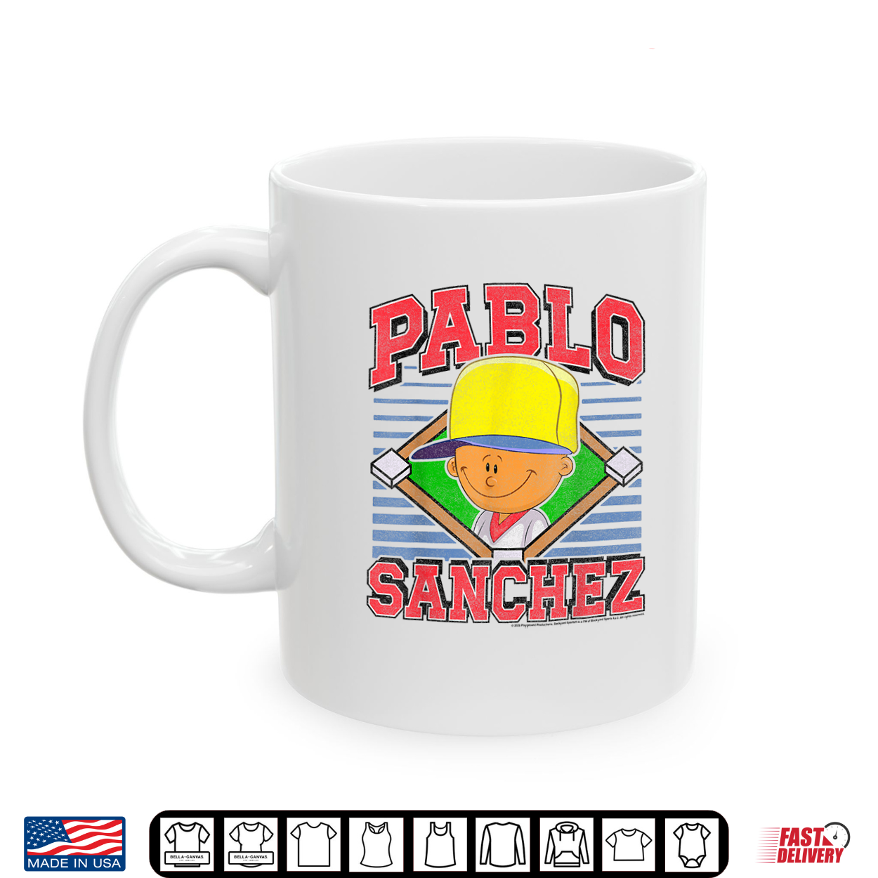 Backyard Sports Pablo Sanchez Baseball Diamond Video Game Shirt Backyard Sports Pablo Sanchez Baseball Diamond Video Game Shirt