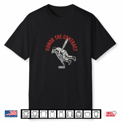 Honor The Contract Support Veterans Vintage Shirt