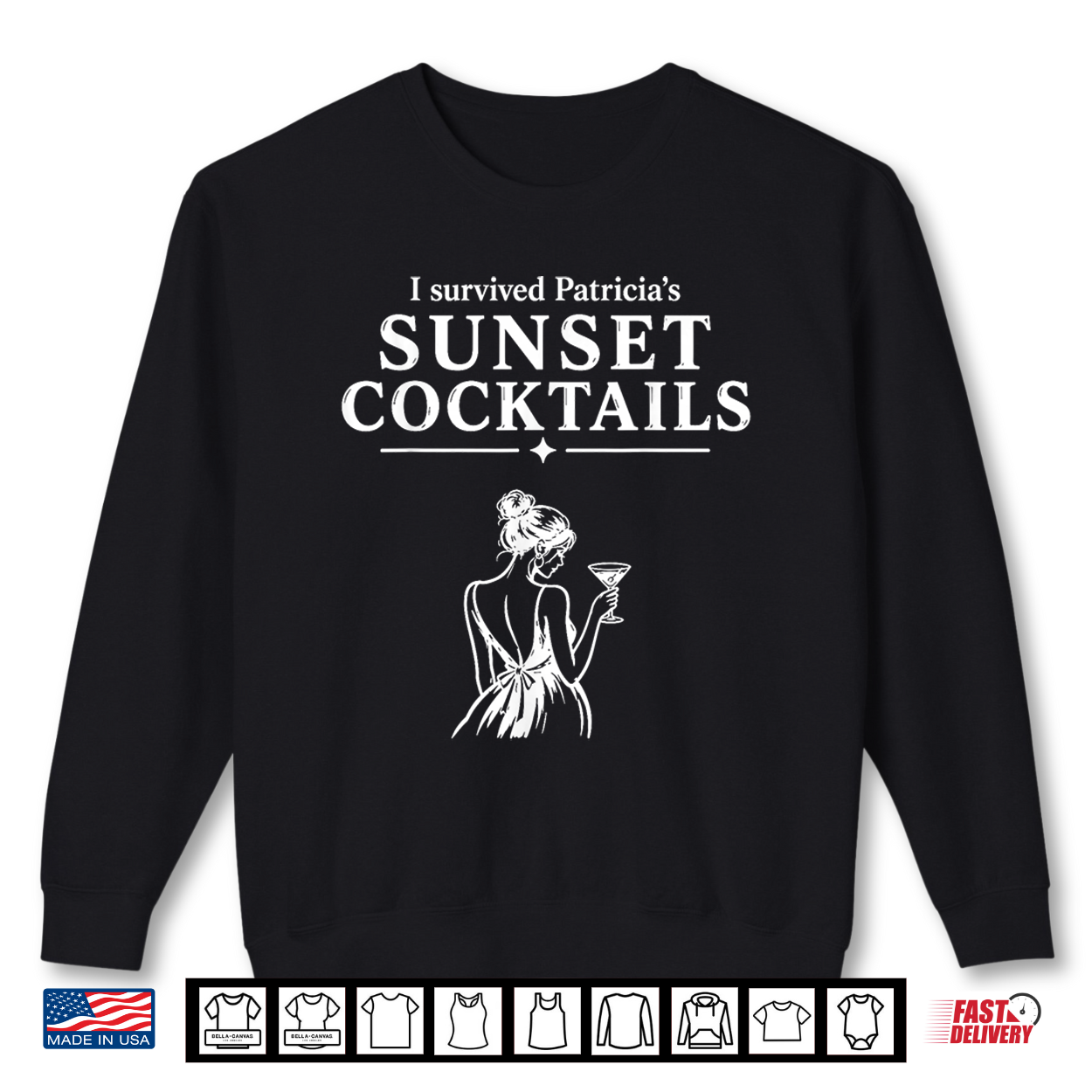 I Survived Patricia’S Sunset Cocktails Girls Trip Womens Shirt I Survived Patricia’S Sunset Cocktails Girls Trip Womens Shirt