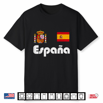 Vintage Spain Espana Retro Classic Gifts For Men Women Kids Shirt