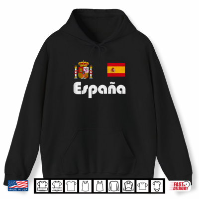 Hoodie Vintage Spain Espana Retro Classic Gifts for Men Women Kids Shirt 2