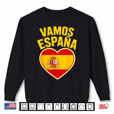 Sweatshirt Vamos Espana Flag Spain Pride Spanish Shirt 2
