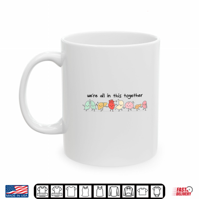 Mug Cute Organ Friends Healthcare Nurse Medical Student Anatomy Shirt