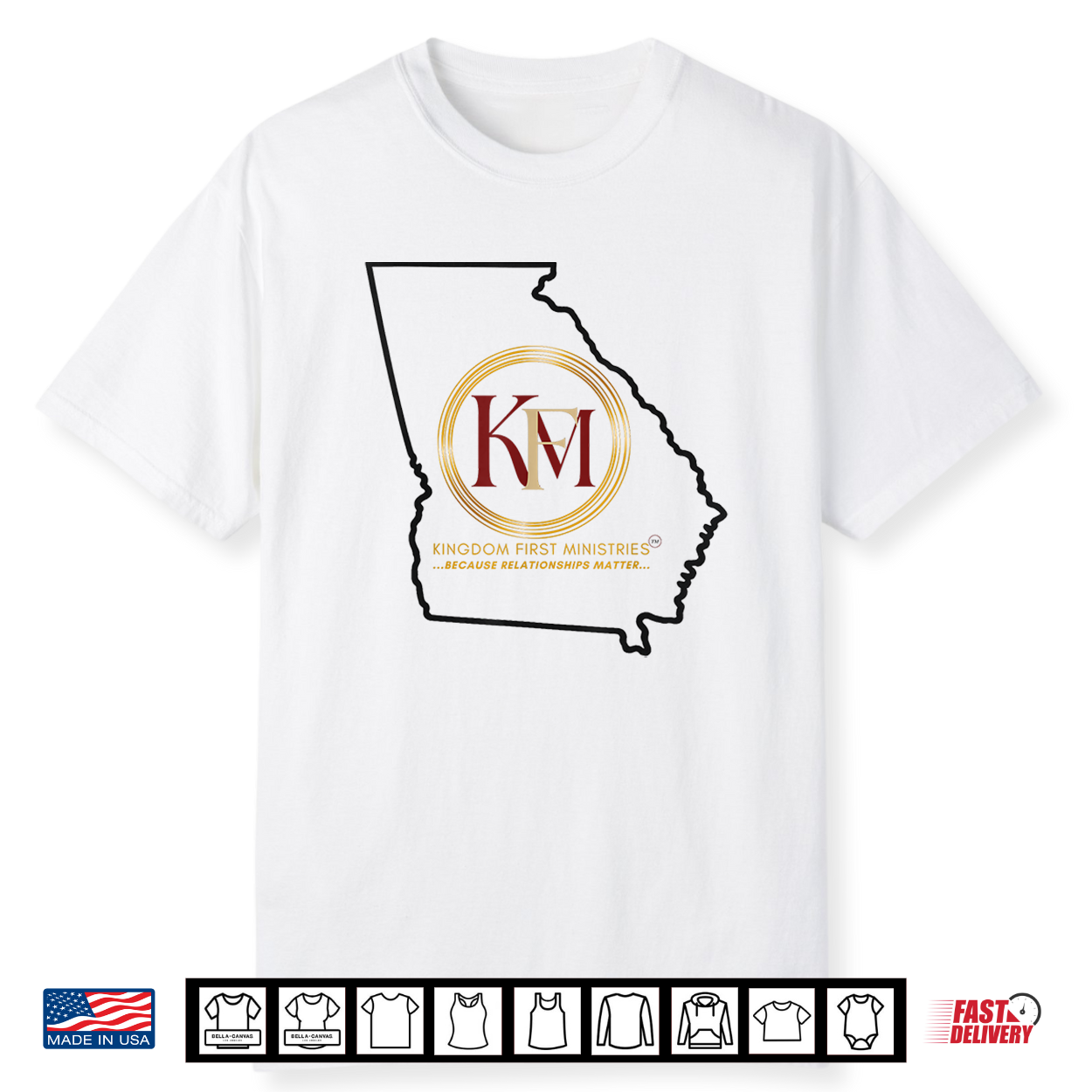 Georgia Region Kingdom First Ministries Shirt Georgia Region Kingdom First Ministries Shirt