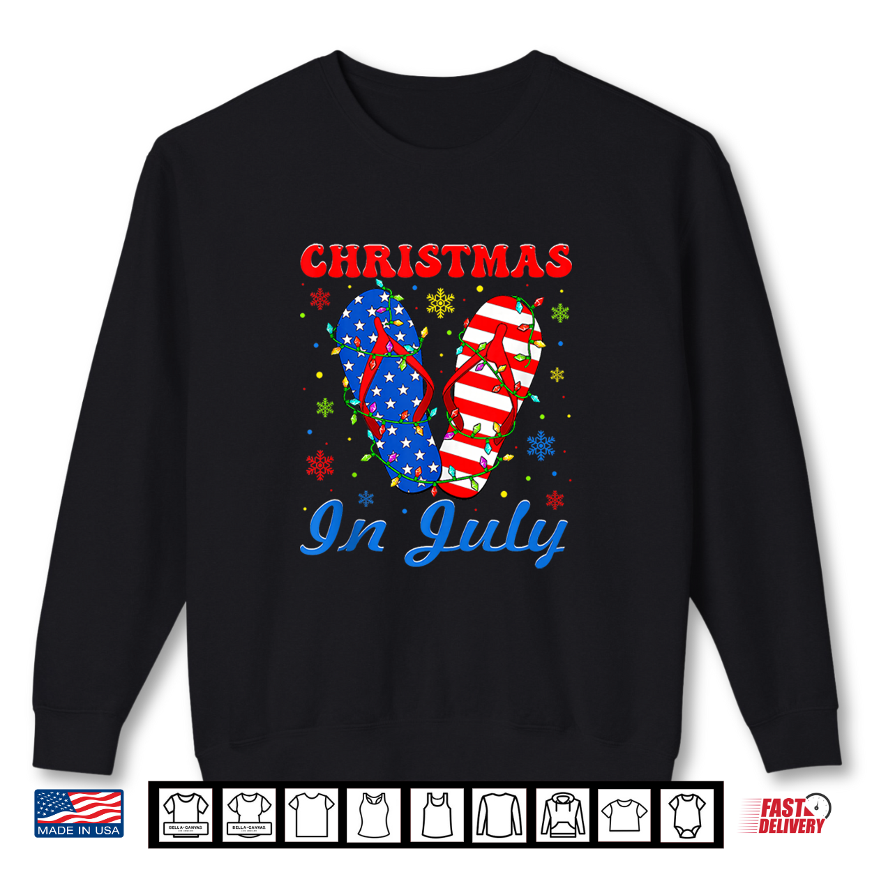 Flip Flops Christmas In July Xmas Beach Vacation Shirt Flip Flops Christmas In July Xmas Beach Vacation Shirt