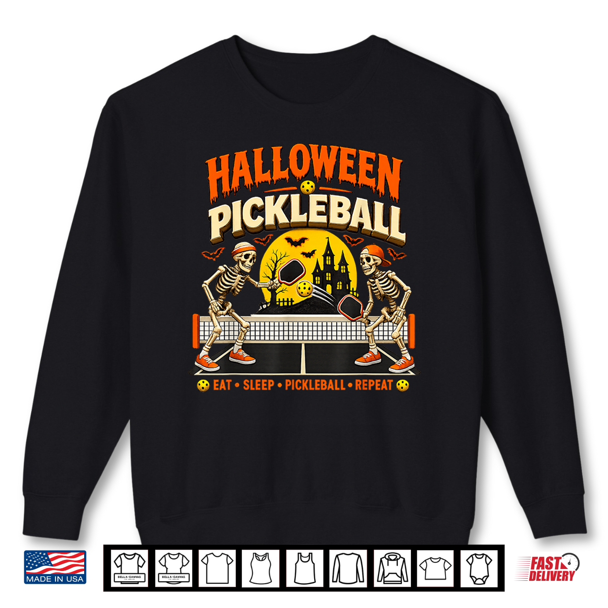 Halloween Pickleball Game Skeletons And Pickle Ball Shirt Halloween Pickleball Game Skeletons And Pickle Ball Shirt