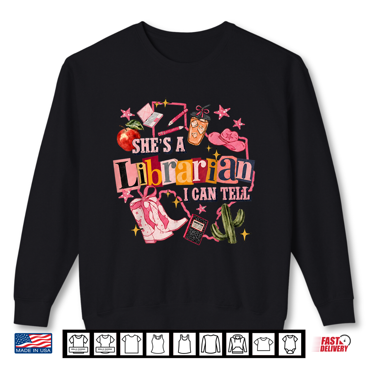 Shes A Librarian I Can Tell Western Classroom Art Shirt Shes A Librarian I Can Tell Western Classroom Art Shirt