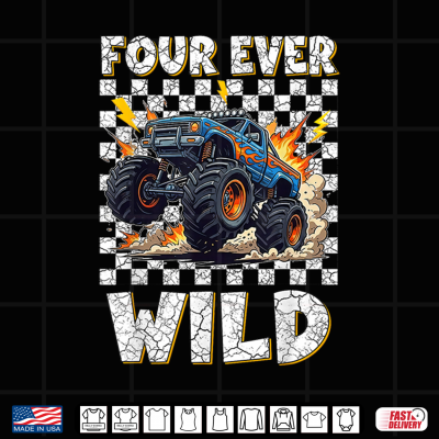 Design 4 Year Old Wild Shirt