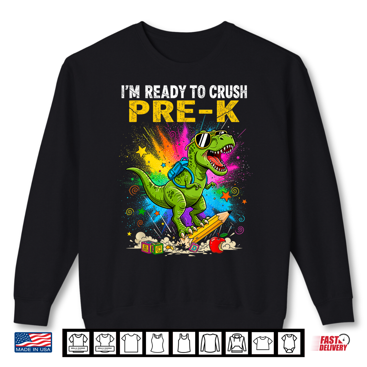 Crush Pre K Boys Preschool First Day Of Pre K Back To School Shirt Crush Pre K Boys Preschool First Day Of Pre K Back To School Shirt