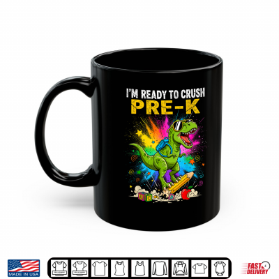 Crush Pre K Boys Preschool First Day Of Pre K Back To School Shirt 3 Mug Crush Pre k Boys Preschool First Day of Pre k Back to School Shirt