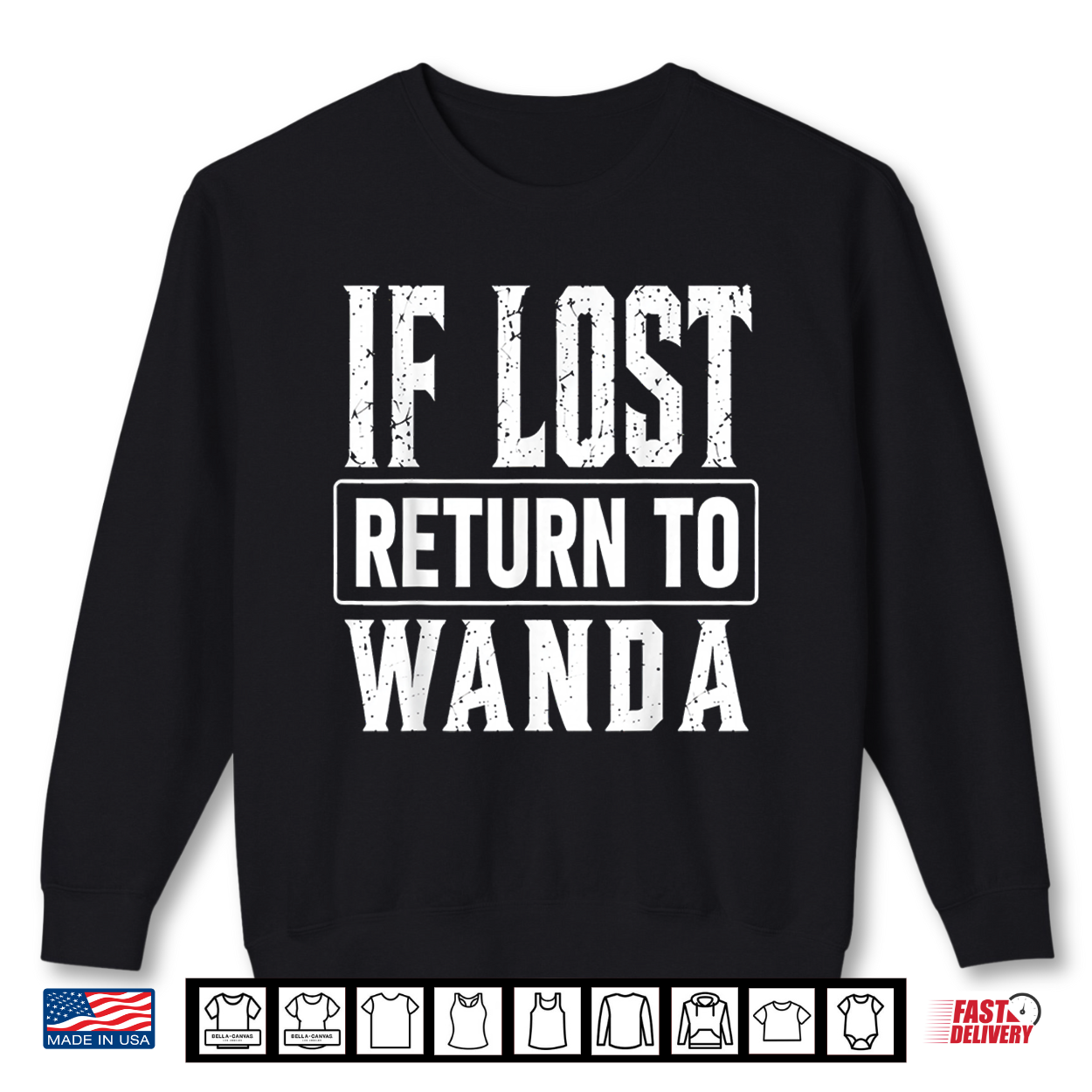 Funny If Lost Return To Wanda Couple Matching Shirt Funny If Lost Return To Wanda Couple Matching Shirt