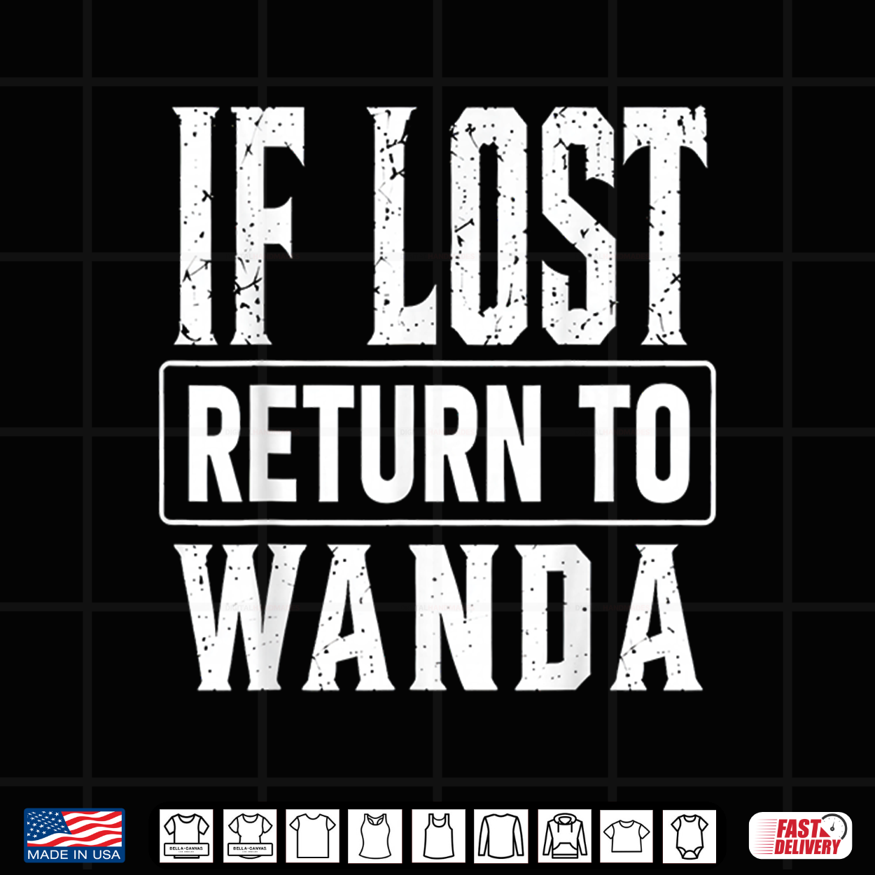 Funny If Lost Return To Wanda Couple Matching Shirt Funny If Lost Return To Wanda Couple Matching Shirt