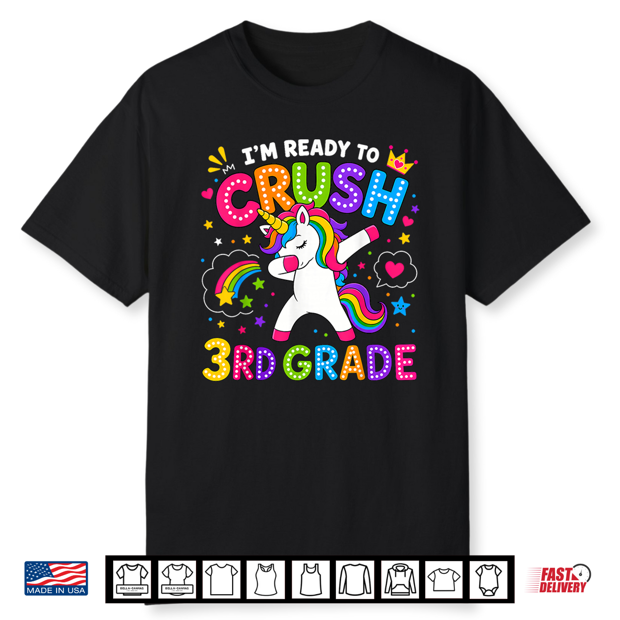 I’M Ready For Third Grade Back To School 3Rd Grade Girls Shirt I’M Ready For Third Grade Back To School 3Rd Grade Girls Shirt