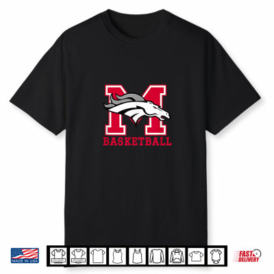 Mcnair High School Mustangs Basketball Shirt