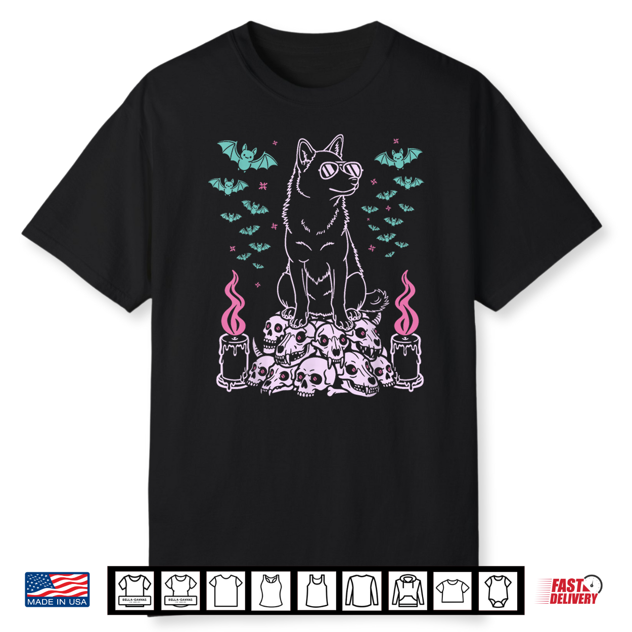 Siberian Husky Dog Lover Kawaii Pastel Goth Shirt Siberian Husky Dog Lover Kawaii Pastel Goth Shirt