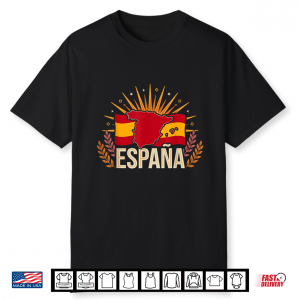 Spain Spanish Flag Espana Pride Vintage Shirt