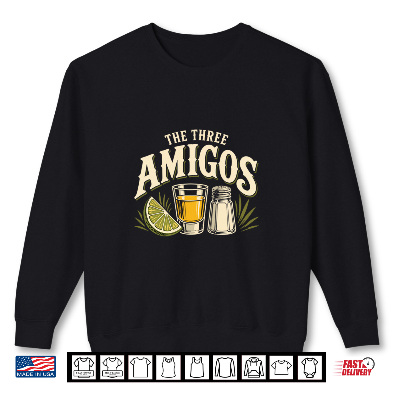 Three Amigos Cinco De Mayo Tequila Party Design Shirt Three Amigos Cinco De Mayo Tequila Party Design Shirt