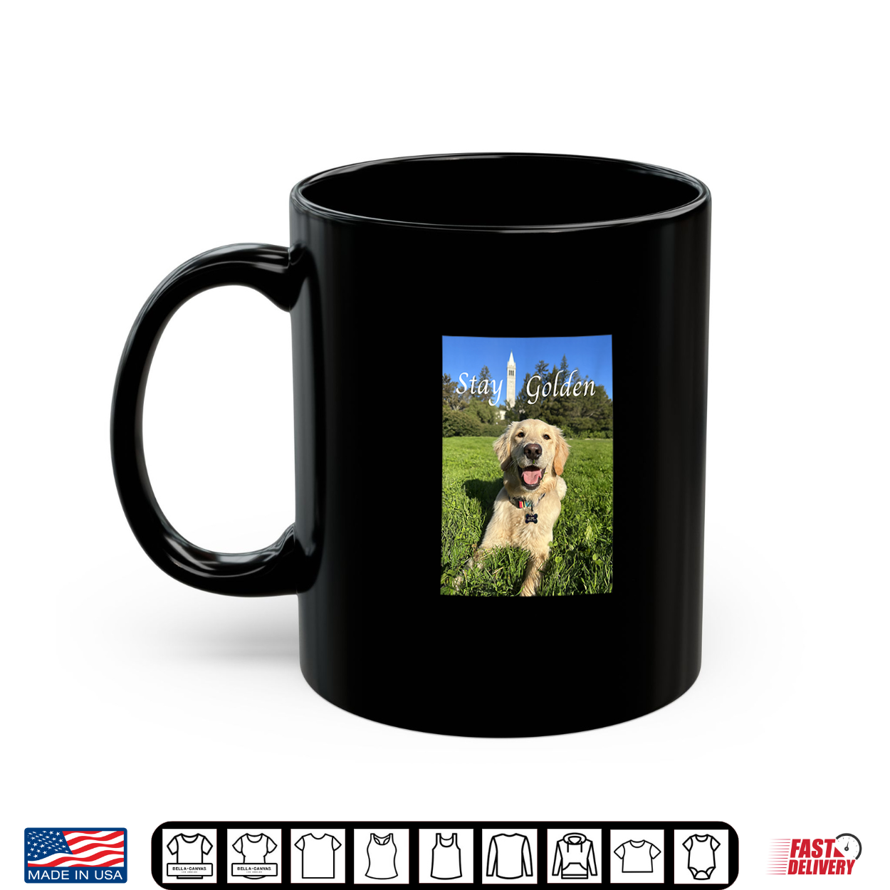 Stay Golden Retriever In Grass Smiling Shirt Stay Golden Retriever In Grass Smiling Shirt