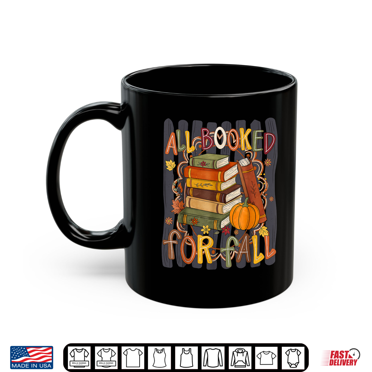 Stripes Pumpkin Leaf All Booked For Fall Autumn Book Lover Shirt Stripes Pumpkin Leaf All Booked For Fall Autumn Book Lover Shirt