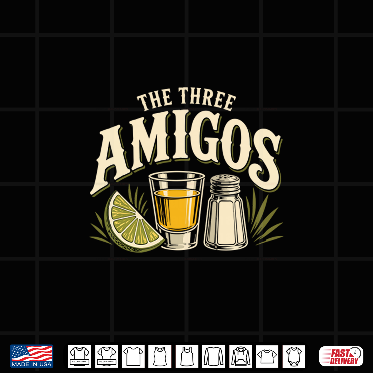 Three Amigos Cinco De Mayo Tequila Party Design Shirt Three Amigos Cinco De Mayo Tequila Party Design Shirt