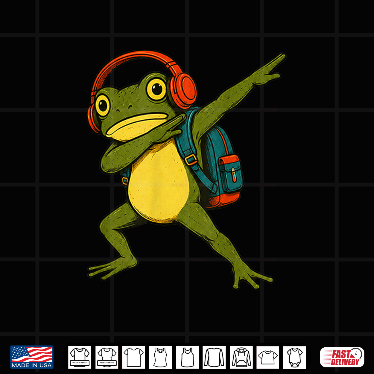 Frog Back To School Girl Boy Kid First Day Of School Shirt