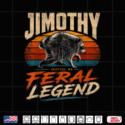 Jimothy Shirt Jimothy Raccoon Seattle Feral Legend Meme Shirt 4 Design Jimothy Shirt Jimothy Raccoon Seattle Feral Legend Meme Shirt