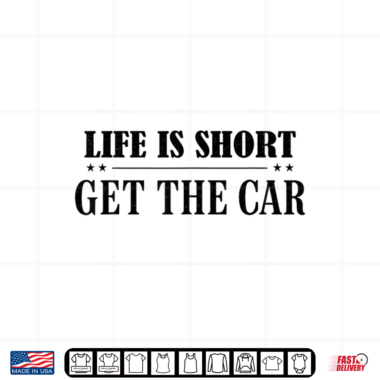 Life Is Short Get The Car Enthusiast Automobile Shirt Life Is Short Get The Car Enthusiast Automobile Shirt