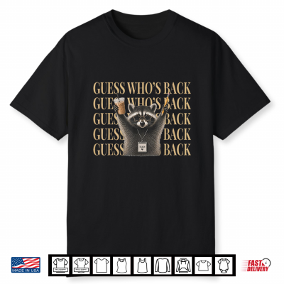 Raccoon Guess Who’S Back To School Student Teacher Kid Shirt