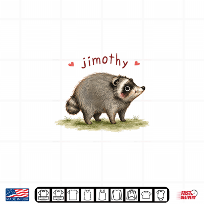 Design Cute Raccoon Meme Team Jimothy Shirt