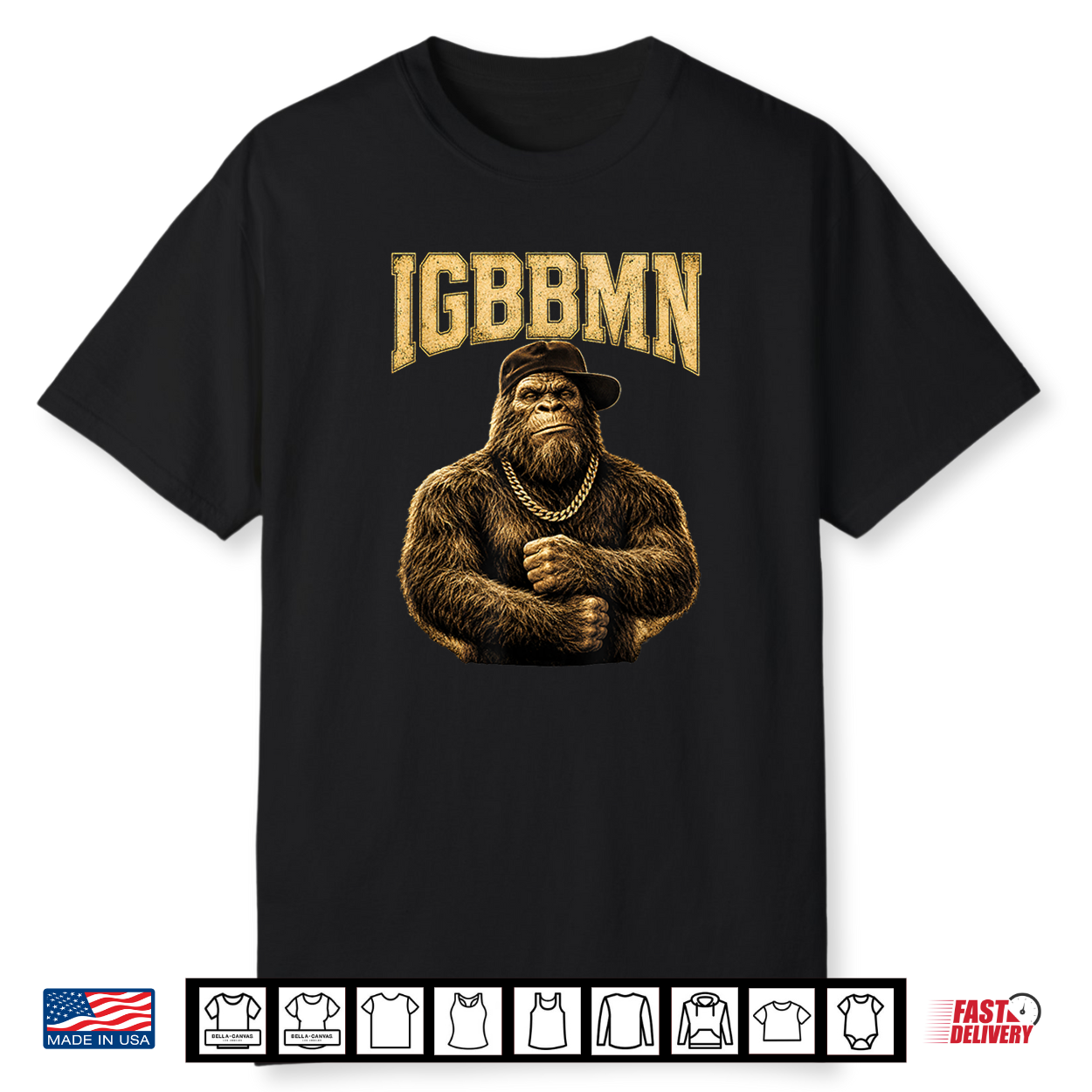 Igbbmn Its Gonna Be Bad Man Funny Bigfoot Meme Sasquatch Shirt