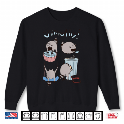 Sweatshirt Jimothy Ballard Seattle Raccoon Cute Daily Adventures Scenes Shirt