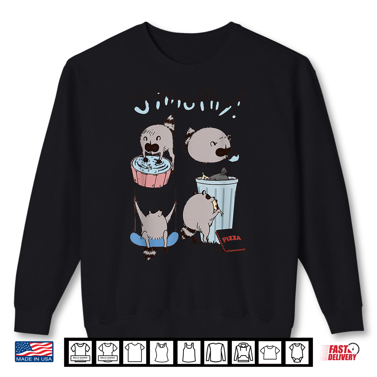 Jimothy Ballard Seattle Raccoon Cute Daily Adventures Scenes Shirt