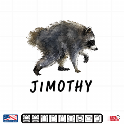 Design Jimothy Viral Raccoon Meme Funny Shirt
