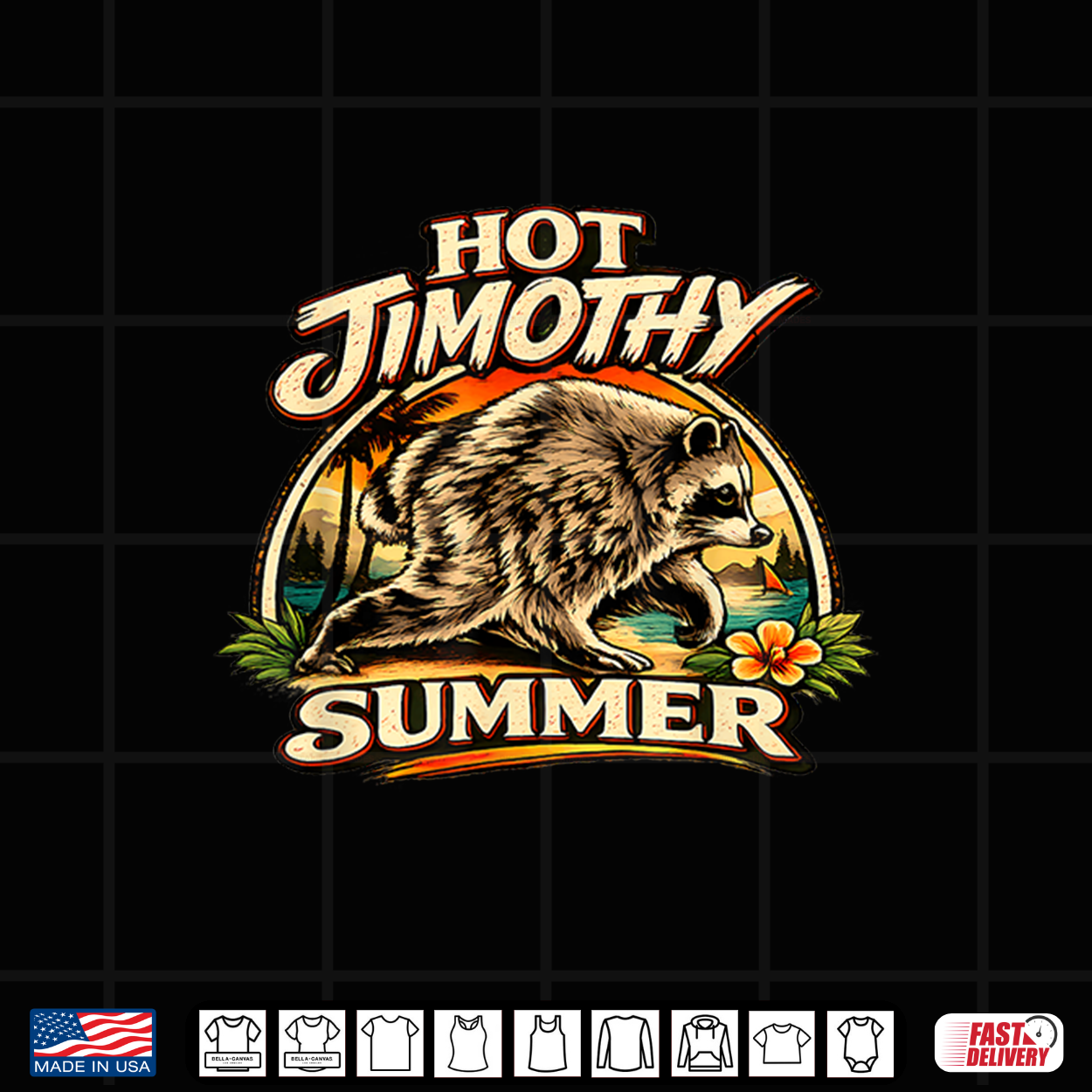 Jimothy Viral Raccoon Meme Vintage Funny Hot Jimothy Summer Shirt