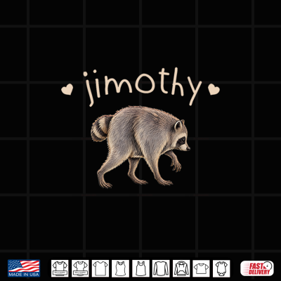 Retro Viral Raccoon Meme Jimothy Shirt 4 Design Retro Viral Raccoon Meme Jimothy Shirt