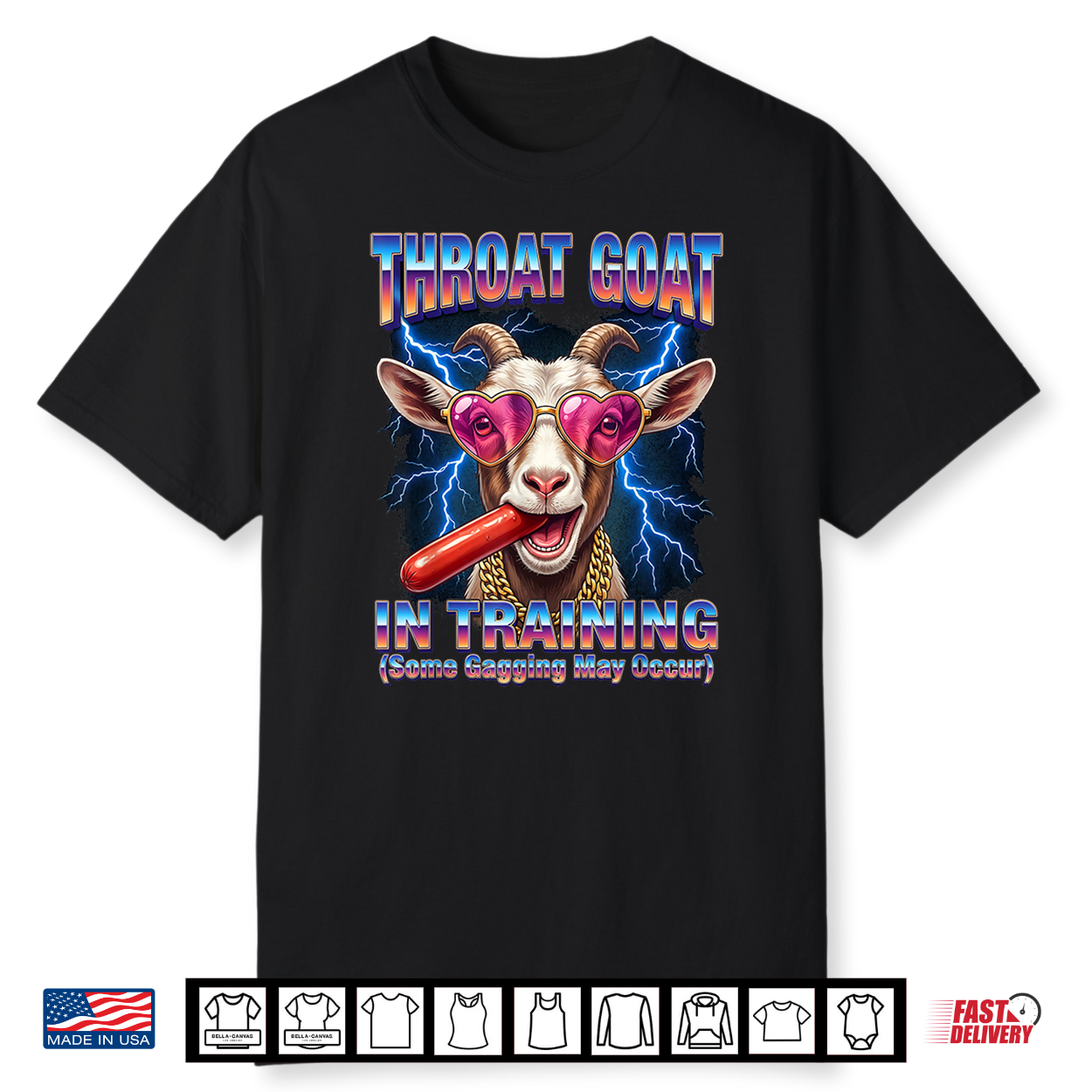 Throat Goat Ridiculous Dirty Vulgar Bachelorette Party Women Shirt