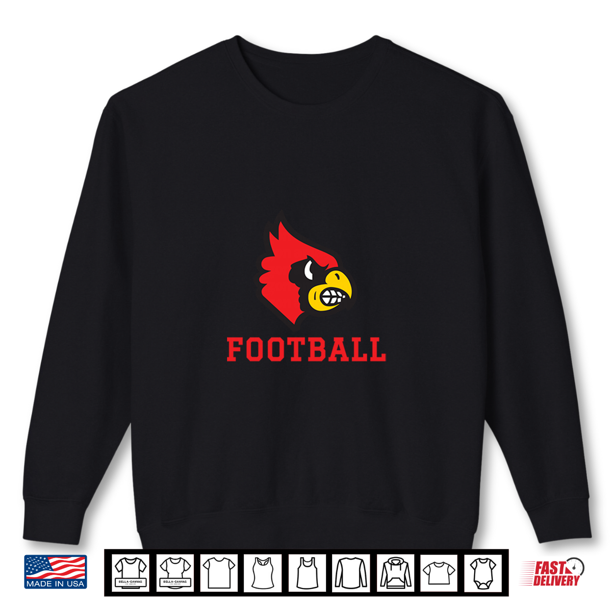 Alton High School Redbirds Football Shirt Alton High School Redbirds Football Shirt