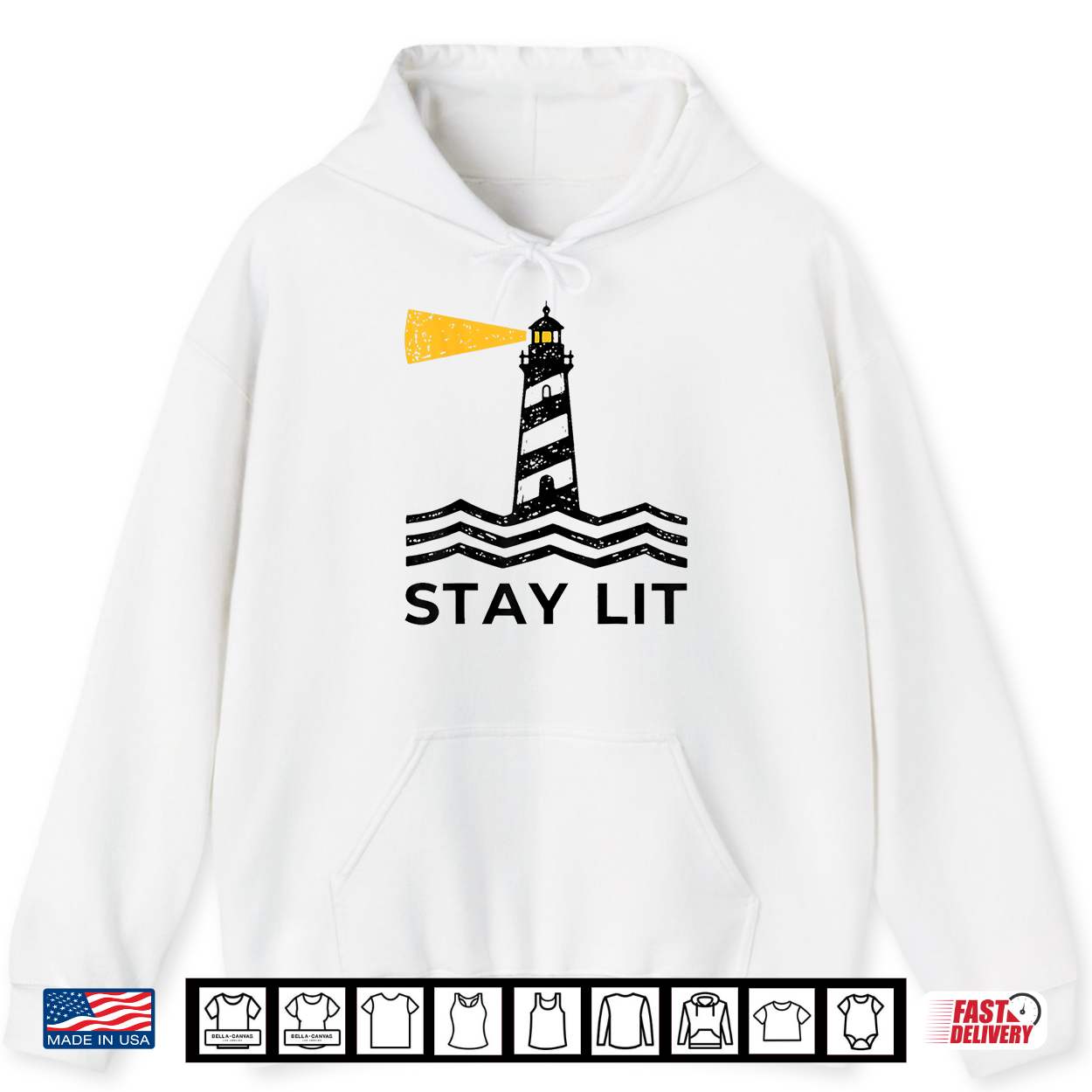 Block Stay Lit Lighthouse Nautical Ocean Boating Humor Shirt Block Stay Lit Lighthouse Nautical Ocean Boating Humor Shirt