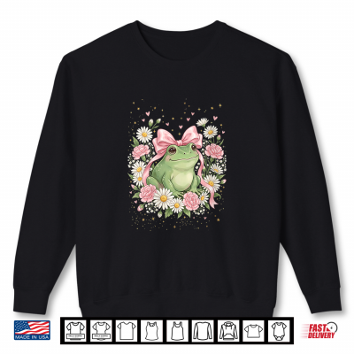 Daisy Flower Floral Frog Summer Daisies Shirt 2 Sweatshirt Daisy Flower Floral Frog Summer Daisies Shirt