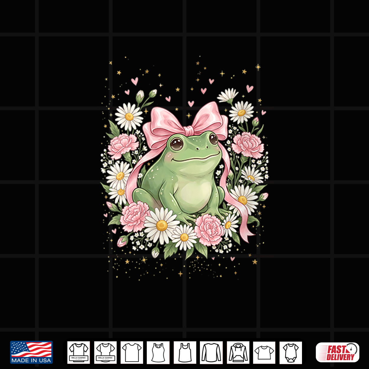 Daisy Flower Floral Frog Summer Daisies Shirt Daisy Flower Floral Frog Summer Daisies Shirt