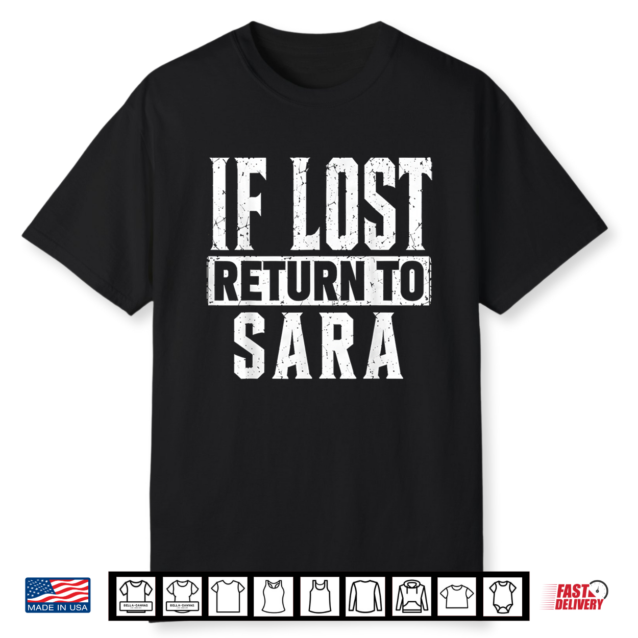 Funny If Lost Return To Sara Couple Matching Shirt Funny If Lost Return To Sara Couple Matching Shirt